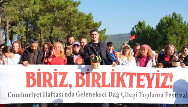 Ataşehir Belediyesi Klâsik Dağ Çileği Toplama Şenliği’ni Düzenledi