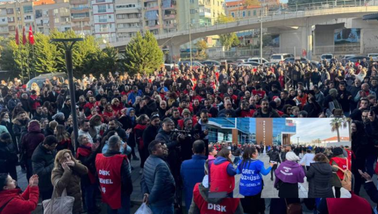 Bayraklı’da Belediye Çalışanları Greve Çıktı: Bizi Bunu Yapmaya Zorladılar!