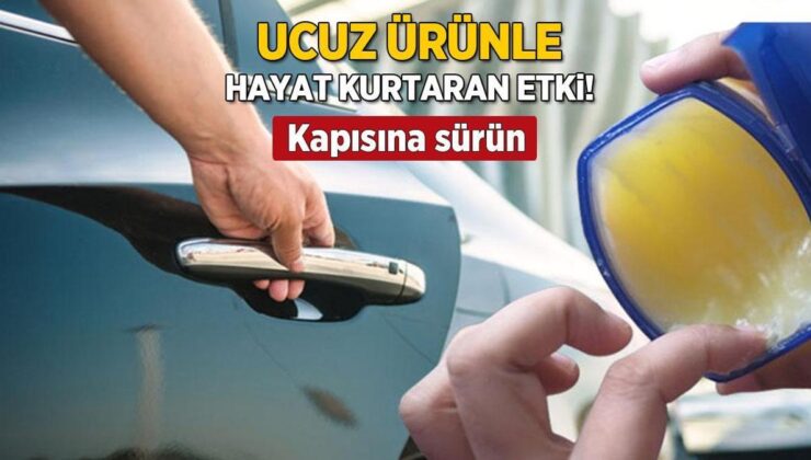 Bunu Kullanan Endüstriye Uğramıyor! Tek Ürün Çizik Bırakmıyor, Otomobilin Kapısına Sürün