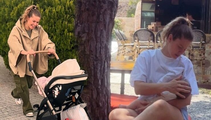 Burcu Biricik’ten Kızı Luna’yla Paylaşım: Gel Dünyaları Gezelim Seninle