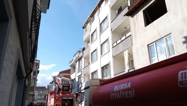 Bursa İnegöl’de Apartman Yangını