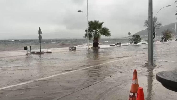 Bursa’da Fırtına Sahil Kenarını İşte Bu Hale Getirdi