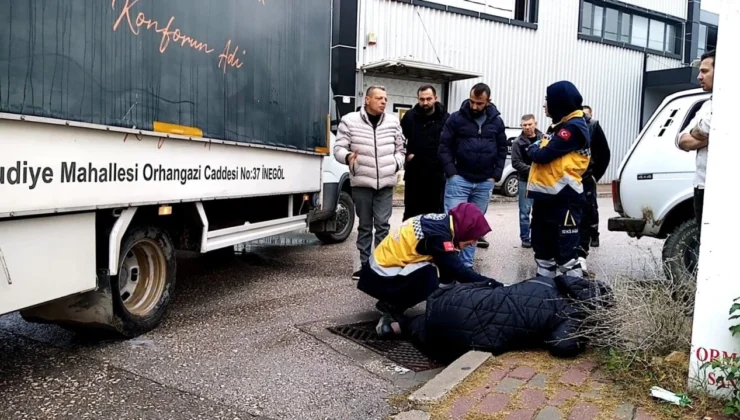 Bursa’da Kamyonetin Çarptığı Kadın Yaralandı