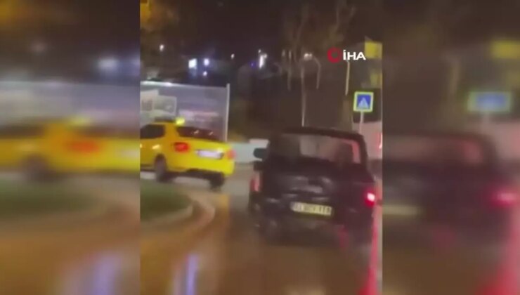 Bursa’da Seyir Halindeki Kamyonet Drift Attı