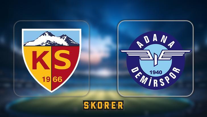 Canlı Anlatım | Kayserispor – Adana Demirspor