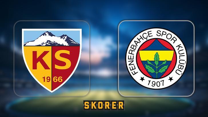 Canlı | Süper Lig’de Fenerbahçe – Kayserispor Maçı! Dzeko ve Tadic Ekibi Sırtlıyor