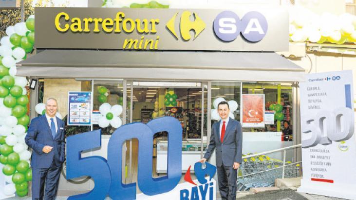 Carrefoursa 500 Bayiye Ulaştı