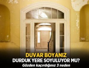 Duvar Boyanız Durduk Yere Soyuluyor Mu? Gözden Kaçırdığınız 3 Neden