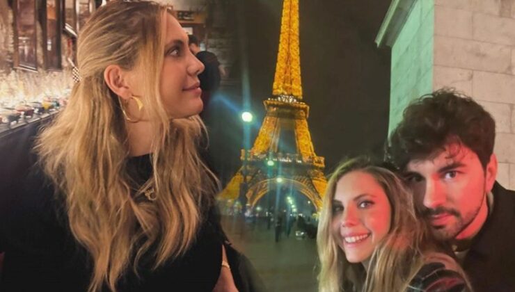 Eda Ece ile Buğrahan Tuncer’in Paris Seyahatinden Yeni Kareler