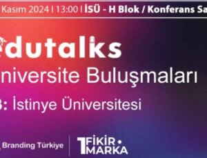 Edutalks Etkinliği 18 Kasım’da İstinye Üniversitesi’nde!