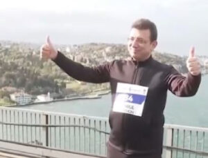 Ekrem İmamoğlu Atletlerle İstanbul Maratonu’nda