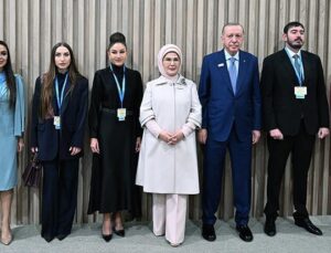 Emine Erdoğan, Azerbaycan, Kırgızistan ve Özbekistan Önderlerinin Eşleriyle Görüştü