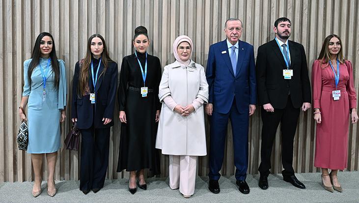 Emine Erdoğan, Azerbaycan, Kırgızistan ve Özbekistan Önderlerinin Eşleriyle Görüştü