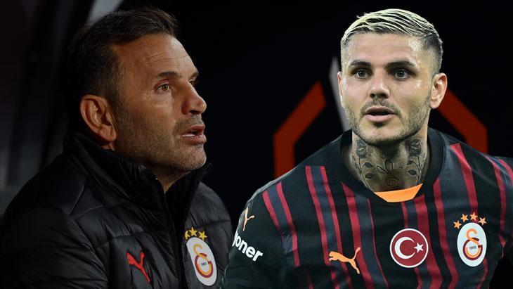 Galatasaray’da Okan Buruk’tan Zemin Cevabı! Mauro Icardi Açıklaması