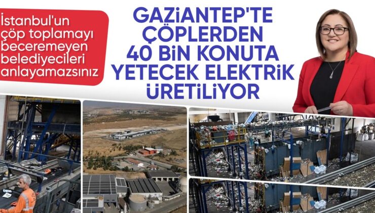 Gaziantep’te Çöpten Elektrik Üreten Tesisin Sıcaklığı Çilek Serasını Isıtıyor