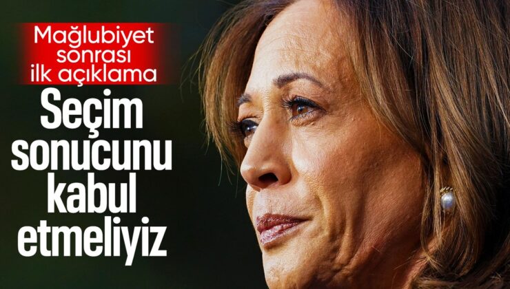 Harris’ten Mağlubiyet Açıklaması: Bu Seçimin Sonuçlarını Kabul Etmeliyiz