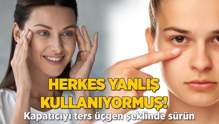 Herkes Yanlış Kullanıyormuş! Kapatıcıda Kullanılan ‘Ters Üçgen’ Taktiği