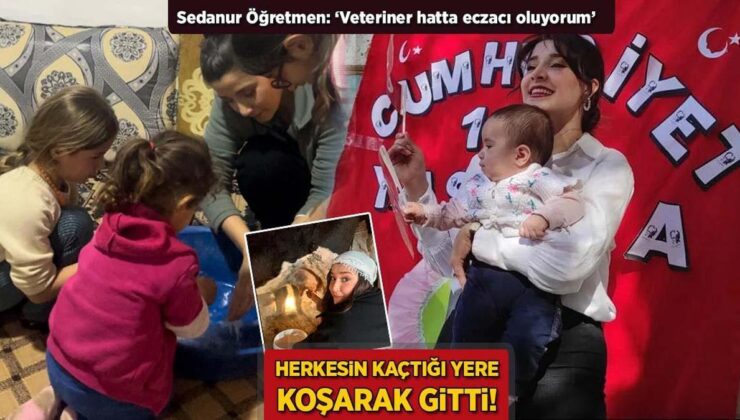 Herkesin Kaçtığı Yere Koşarak Gitti! Sedanur Öğretmen: ‘Veteriner Hatta Eczacı Oluyorum’