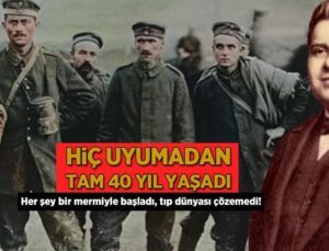 Hiç Uyumadan Tam 40 Yıl Yaşadı! Her Şey Bir Mermiye Başladı, Tıp Dünyası Çözemedi