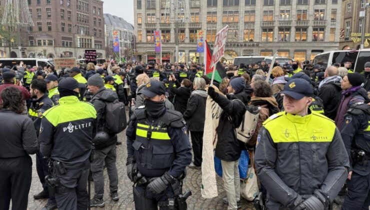 Hollanda’da Filistin’e Destek Yürüyüşünde Onlarca Kişi Gözaltına Alındı