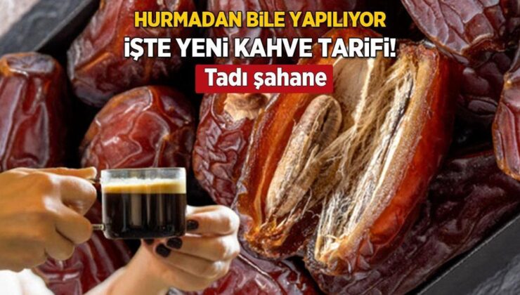 Hurmadan Bile Yapılıyor! Kahve Çekirdeğine Gerek Yok, Tadı Damakta Dağılan Tanım