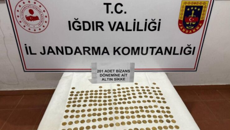 Iğdır’da 201 Bizans Sikkesi Yakalandı