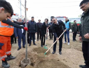 İnegöl’de Fidanlar Toprakla Buluştu