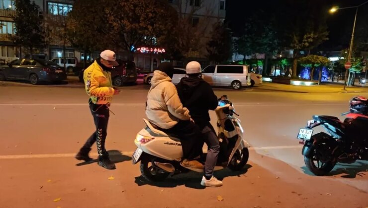 İnegöl’de Motosiklet Kontrolü: 75 Bin Lira Ceza Kesildi