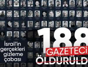 İsrail Gazze’de Gazetecileri Öldürmeye Devam Ediyor: 188 Basın İşçisi Katledildi!