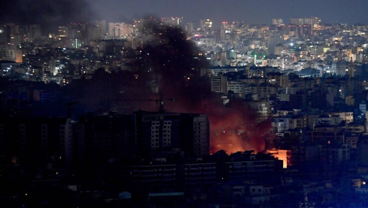 İsrail Ordusu, Lübnan’ın Başkenti Beyrut’un Güneyine Şiddetli Hava Saldırıları Düzenledi