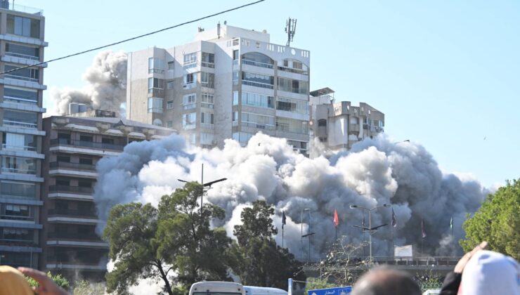 İsrail Ordusundan Beyrut’un Güneyindeki Dahiye’ye Hava Saldırısı