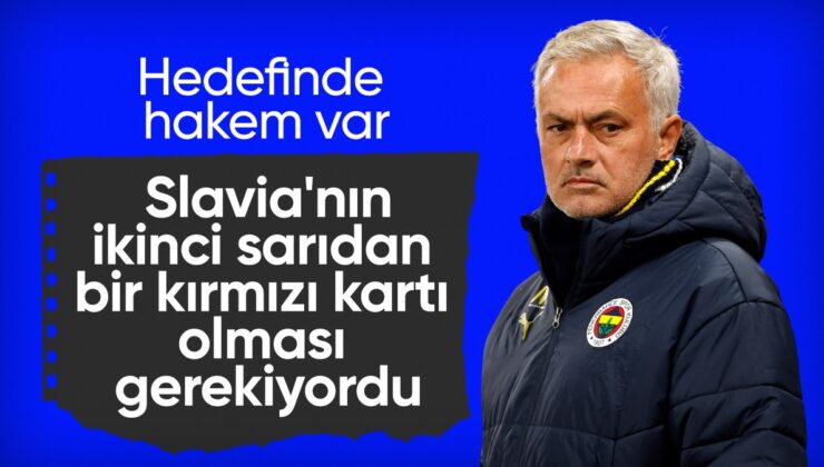 Jose Mourinho: Hakem Onları Affetti