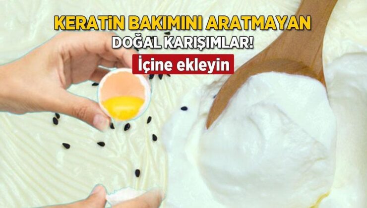 Keratin Bakımına Rakip Doğal İksir! Yoğurtla Karıştırın, Bebek Saçı Gibi Oluyor