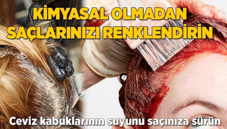 Kimyasal Olmadan Saçınızı Boyayın! Devası Kuru Ceviz Kabuğunda Gizliymiş