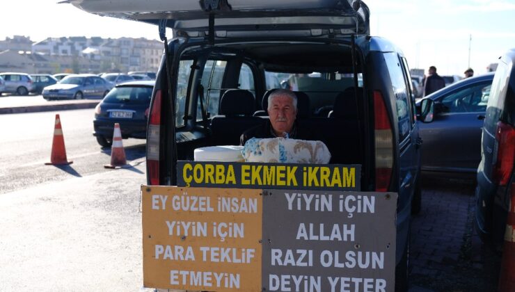 Konya’da Ücretsiz Çorba Dağıtıyor