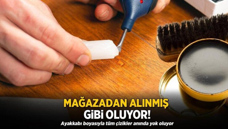 Mağazadan Alınmış Gibi Yapıyor! Ayakkabı Boyasıyla Tüm Çizikler Anında Yok Oluyor