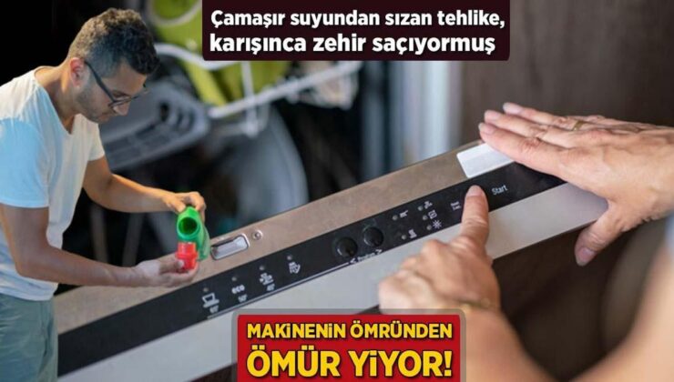 Makinenin Ömründen Ömür Yiyor! Çamaşır Suyundan Sızan Tehlike, Karışınca Zehir Saçıyormuş