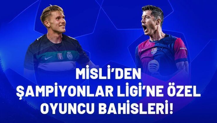 Misli’den Şampiyonlar Ligi’ne Özel Oyuncu Bahisleri! Viktor Gyökeres Seriyi Sürdürebilecek Mi?