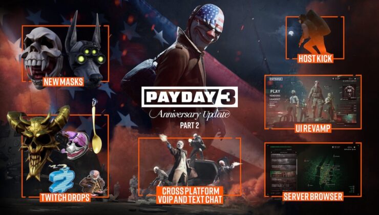 Payday 3 Anniversary Update Part 2 Birçok Yenilik ile Geldi