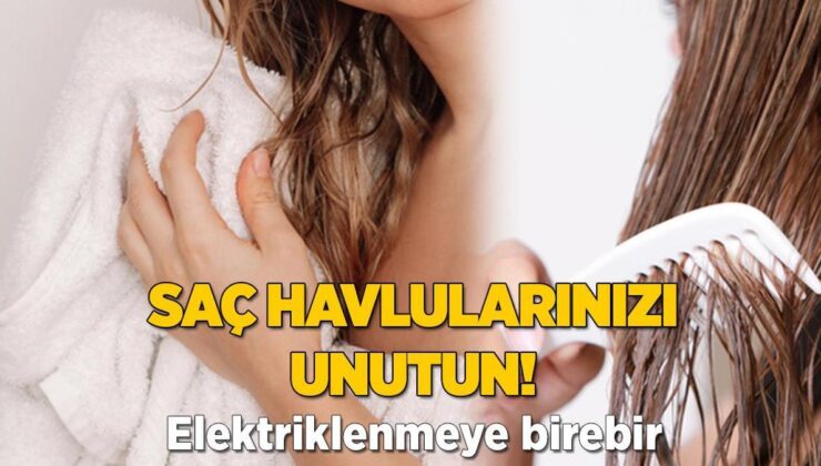 Saç Havlularınızı Unutun! Elektriklenme Meselesini Çözüyor, Tek Ürün Yeterli