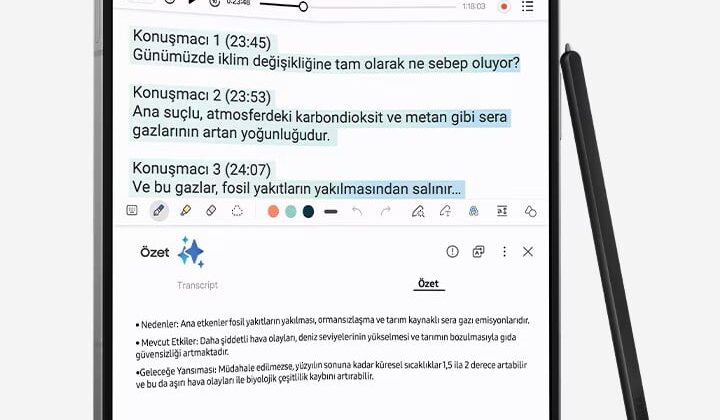 Samsung’un Yapay Zeka Çeviri Özelliklerine Türkçe Dil Desteği Geldi