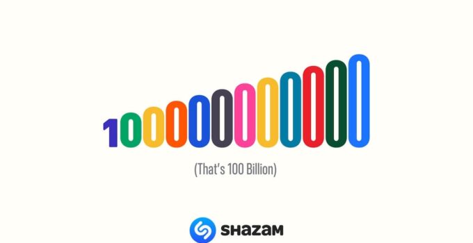 Shazam 100 Milyar Müzik Tanıma Başarısını Kutluyor