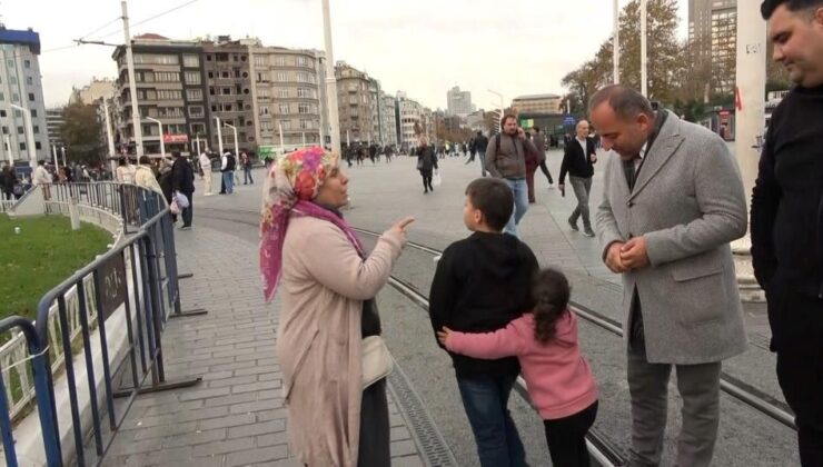 Taksim Meydanı’nda Kayıp Çocuk Seferberliği