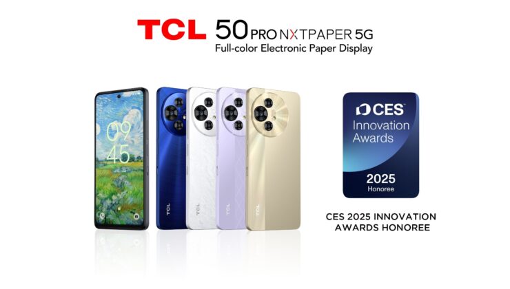 Tcl 50 Pro Nxtpaper 5g, Ces 2025 İnovasyon Mükafatı Aldı