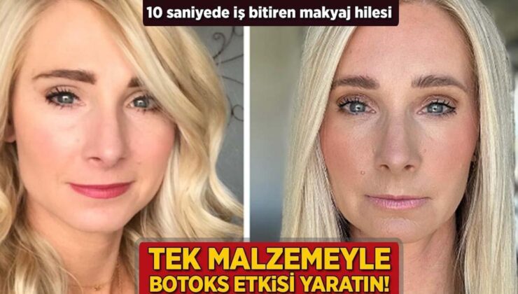 Tek Gereçle Botoks Etkisi Yaratan Makyaj Hilesi! 10 Saniyede İş Bitiriyor, Cerrahi Sürece Son