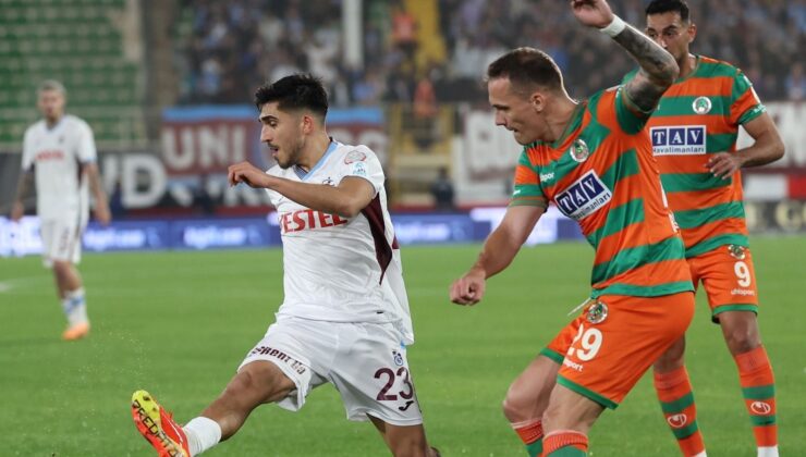 Trabzonspor ile Alanyaspor 17. Randevuda