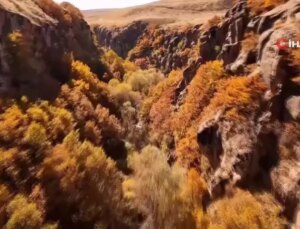 Uludere Kanyonu Sonbaharda Rengarenk Hoşluklar Sunuyor