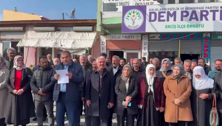 Van Dem Parti İlçe Başkanlıklarından Ortak Açıklama: Kayyım ve Antidemokratik Hücumlara Son Verilmeli