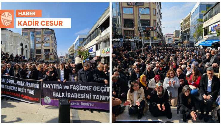 Van’da Yürüyüşe İzin Yok: Polis Ablukasında Oturma Eylemi