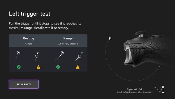 Xbox Donatıları Uygulaması Artık Bir Tetik Kalibrasyonu Aracına Sahip